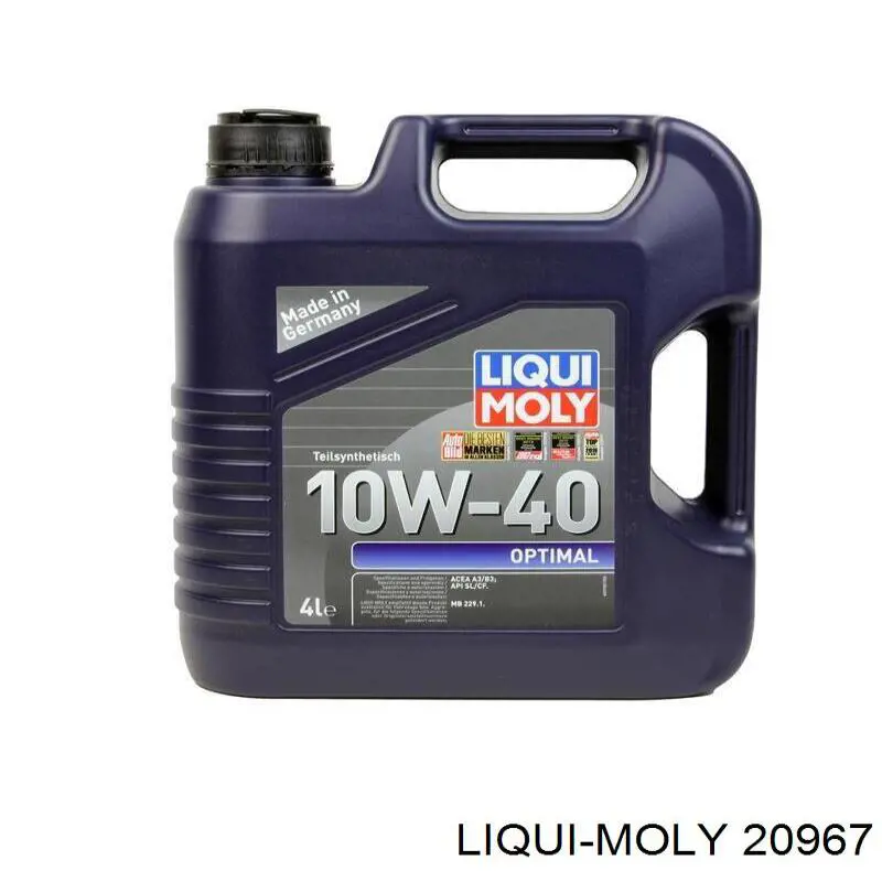 Олива Liqui Moly 20967 ціна, від 13.21 USD