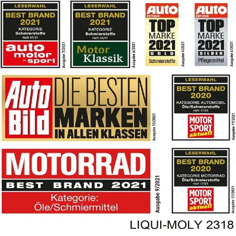 Олива Liqui Moly 2318 ціна, від 53.68 USD