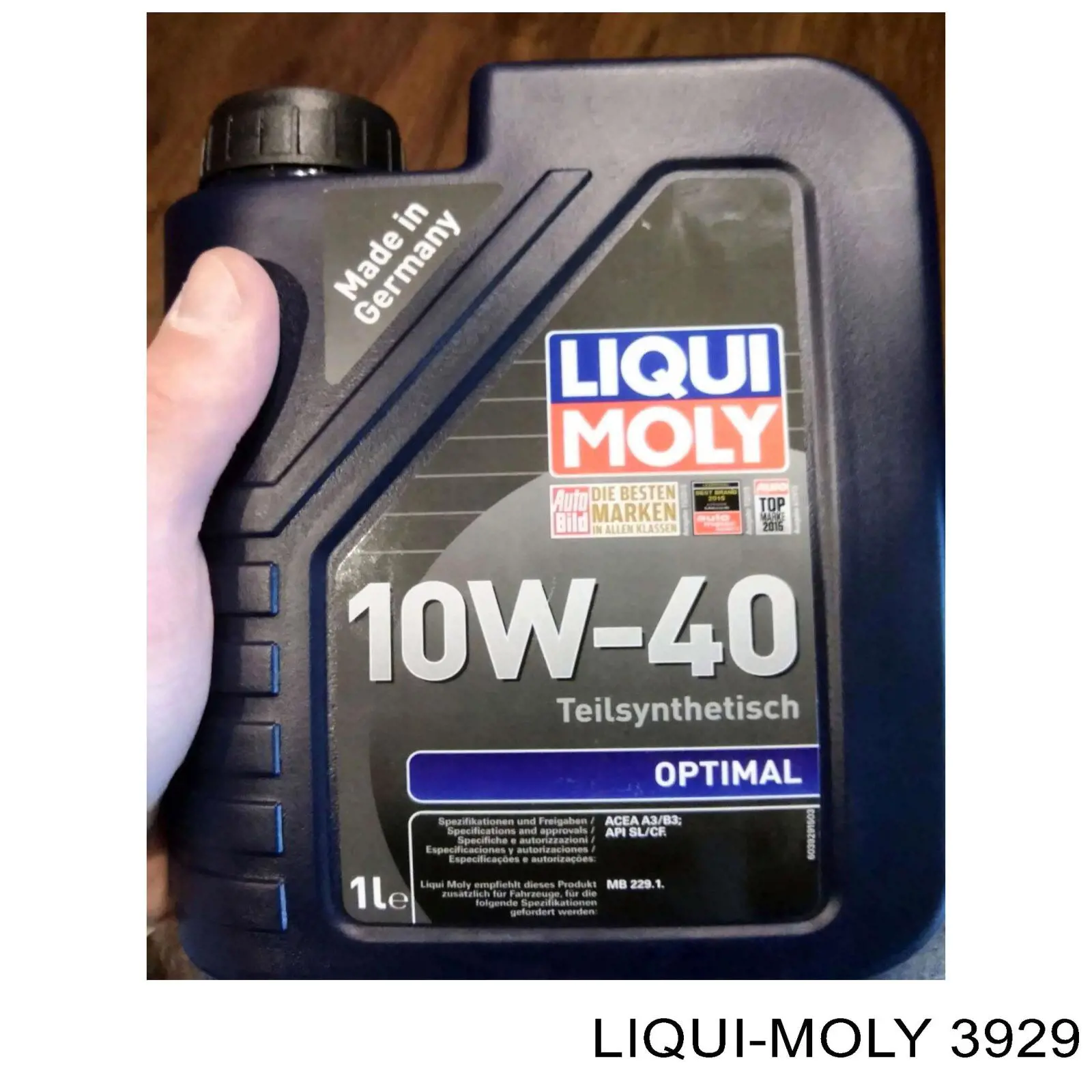 Масло моторне 3929 Liqui Moly