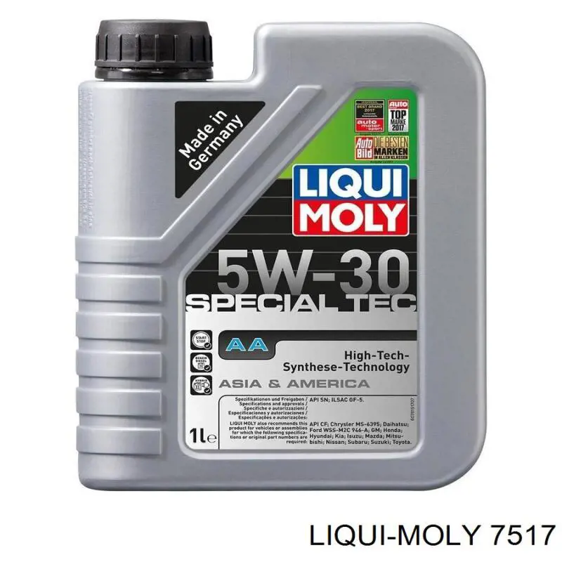 Олива Liqui Moly 7517 ціна, від 210.09 USD
