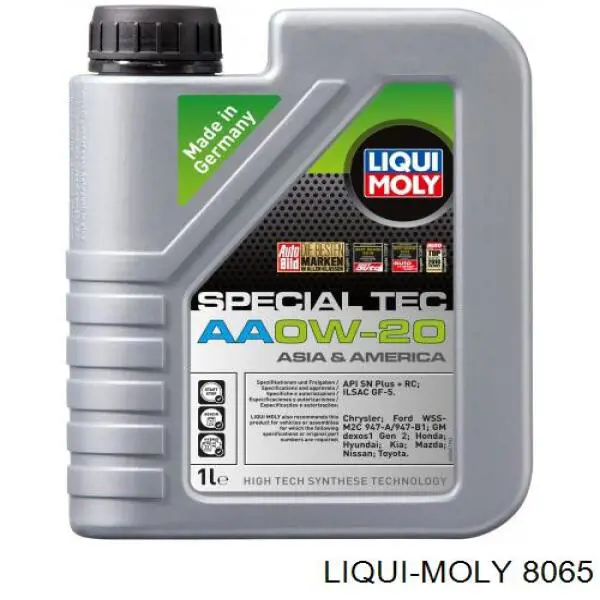 Олива Liqui Moly 8065 ціна, від 21.71 USD
