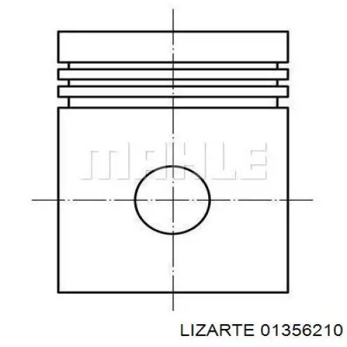 Рейка рульова 01356210 Lizarte