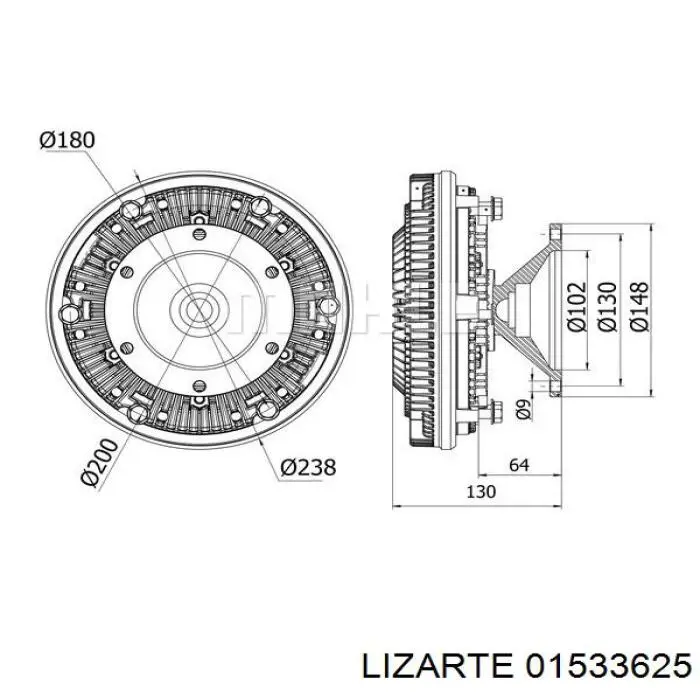 Купити R1509 Reikanen Рульова рейка