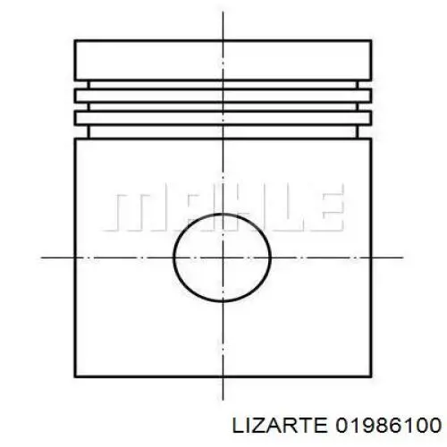 01986100 Lizarte рейка рульова