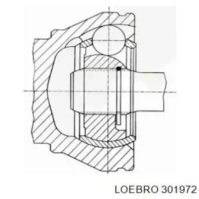 ШРУС зовнішній передній 301972 Loebro