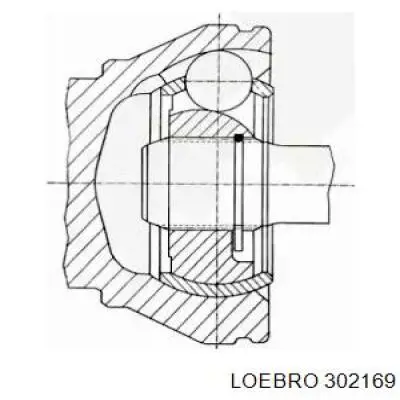 302169 Loebro шрус зовнішній передній