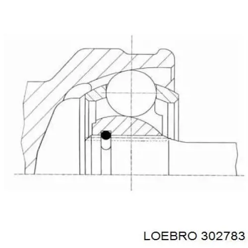 ШРУС наружный LOEBRO 302783