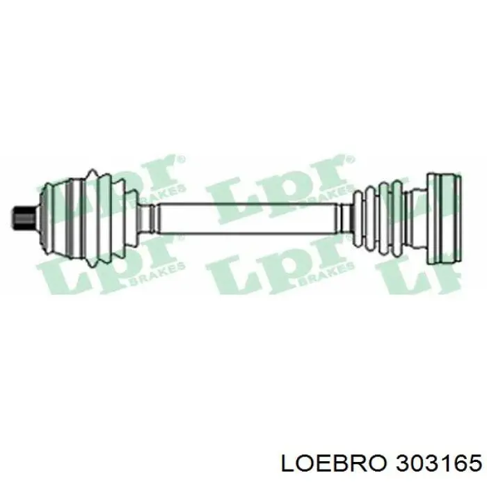 Привід правий Loebro 303165