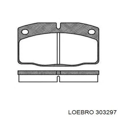 303297 Loebro пильник шруса зовнішній, передній піввісі