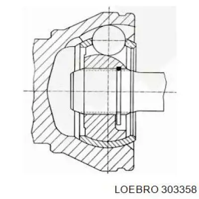 303358 Loebro шрус зовнішній передній