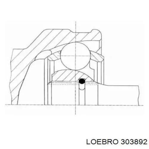 303892 Loebro шрус зовнішній передній
