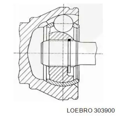 303900 Loebro шрус зовнішній передній
