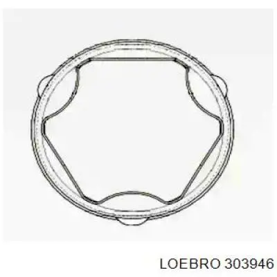Пильник гранати внутрішній, передній півосі Loebro 303946 ціна, від 8.44 USD