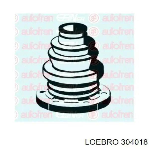 304018 Loebro пильник шруса зовнішній, задньої піввісі
