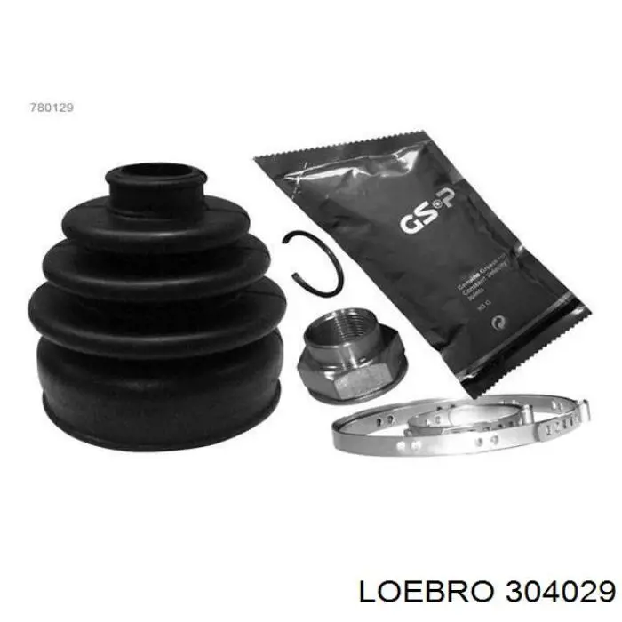 304029 Loebro пильник шруса зовнішній, передній піввісі