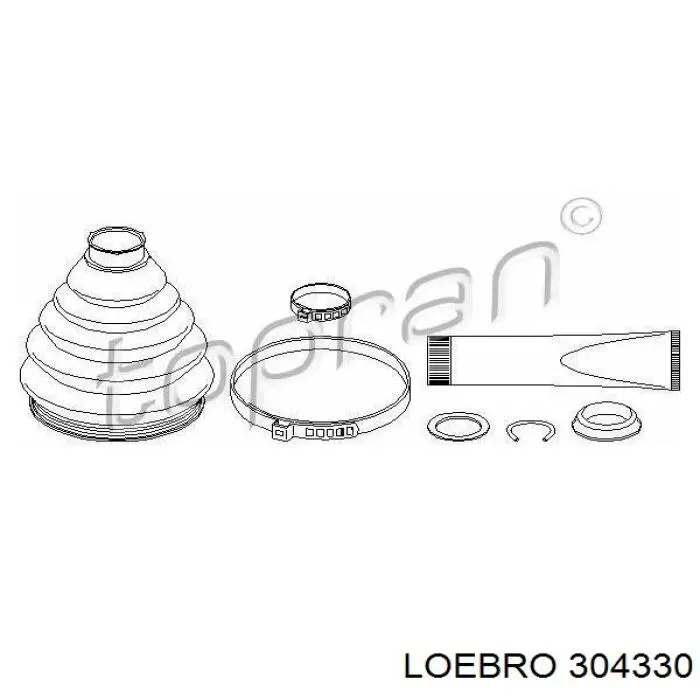 Купити 304330 Loebro Пильник шарніра приводу