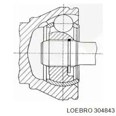 304843 Loebro шрус внутрішній, передній, лівий