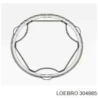 Пильник гранати внутрішній, передній півосі Loebro 304885 ціна, від 15.20 USD