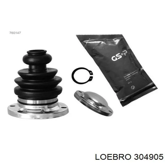 Пильник ШРУСа внутрішній 304905 Loebro