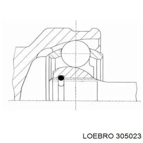 305023 Loebro шрус зовнішній передній, правий