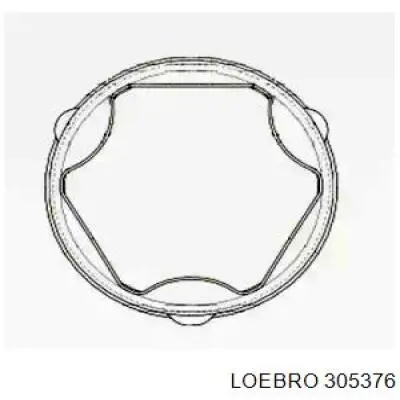 305376 Loebro пильник шруса внутрішній, передній піввісі