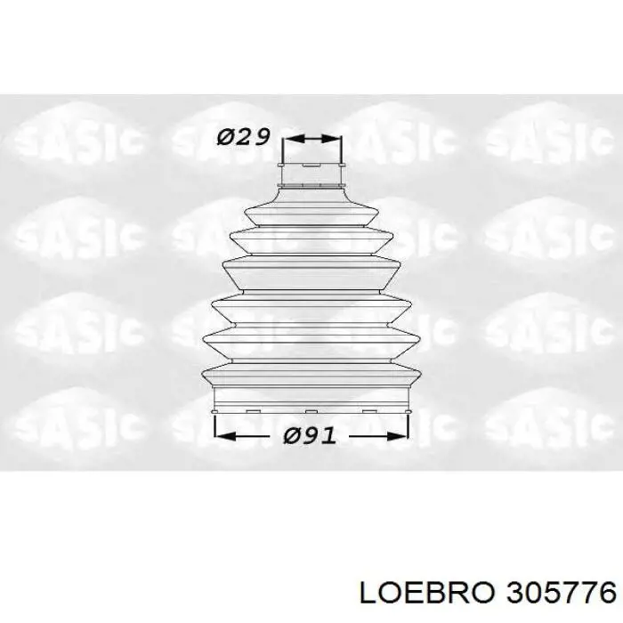 Купити 305776 Loebro Пильники ШРКШів передній піввісі, комплект