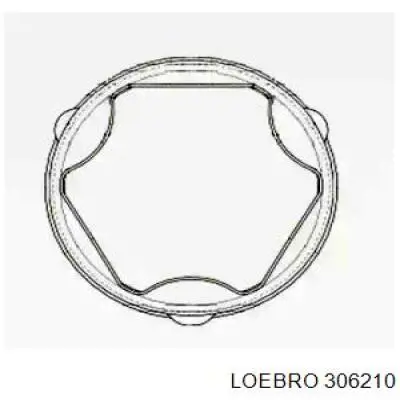 Купити 306210 Loebro Пильник шарніра приводу