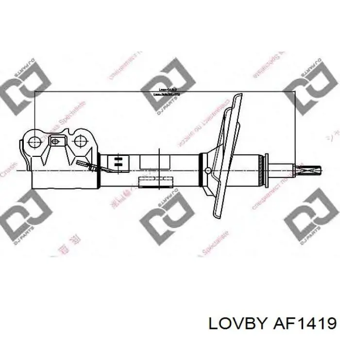 AF1419 Lovby Амортизатор передньої підвіски
