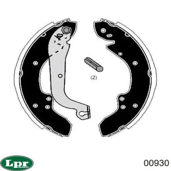 Колодки гальмові задні, барабанні LPR 00930 ціна, від 25.37 USD