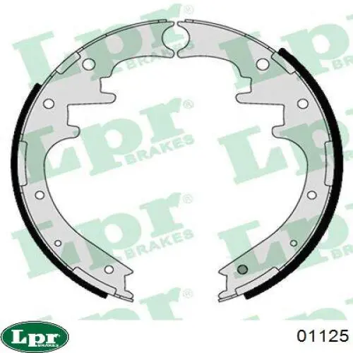 Колодки гальмові задні, барабанні 01125 LPR