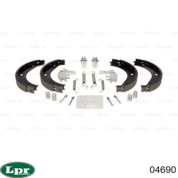 Колодки стоянкового гальма LPR 04690