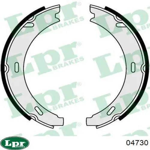 Колодки ручника / стоянкового гальма LPR 04730 ціна, від 11.67 USD