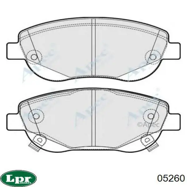 Купити 05260 LPR Колодки гальмові задні, барабанні