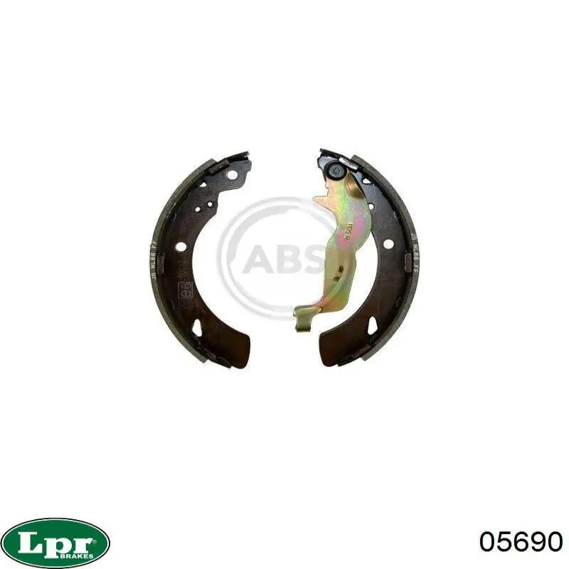 Купити 05690 LPR Колодки гальмові задні, барабанні