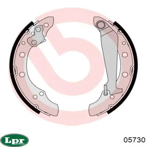 Колодки гальмові задні, барабанні LPR 05730 ціна, від 15.44 USD