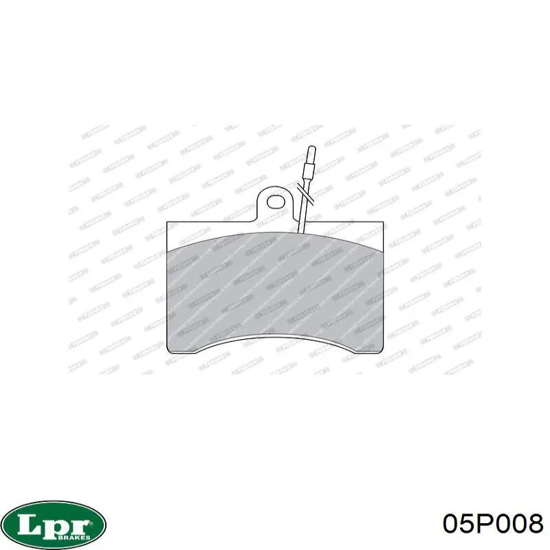 Гальмівні колодки LPR 05P008 ціна, від 28.03 USD