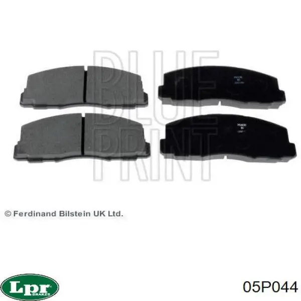 Задні гальмівні колодки LPR 05P044 ціна, від 10.77 USD