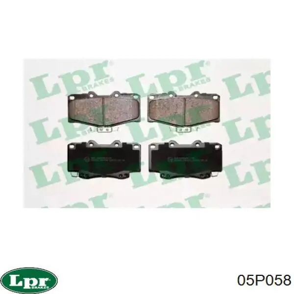 Гальмівні колодки LPR 05P058 ціна, від 14.75 USD