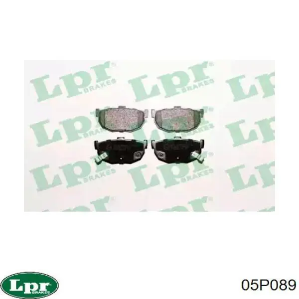 Купити 05P089 LPR Задні колодки