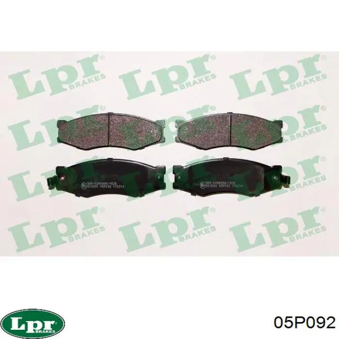 Гальмівні колодки LPR 05P092 ціна, від 14.68 USD