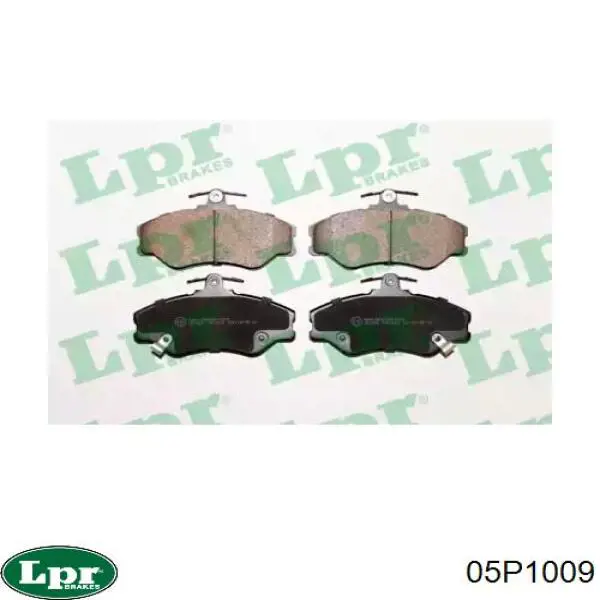 Передні тормозні колодки 05P1009 LPR