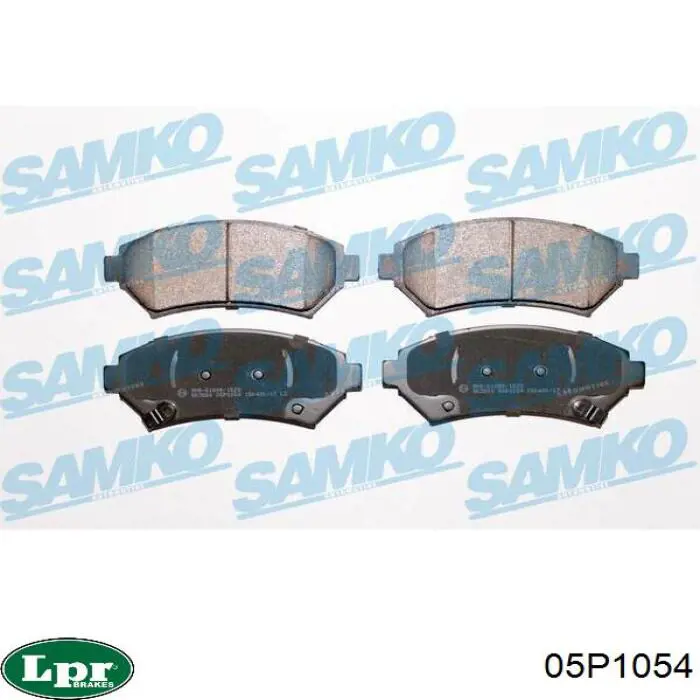 Купити 05P1054 LPR Колодки гальмівні передні, дискові