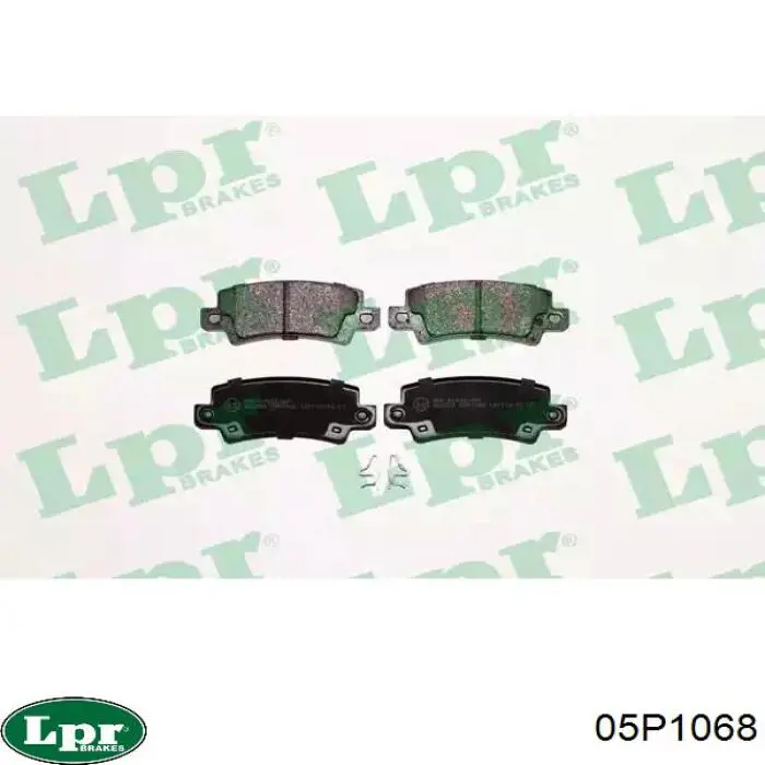 Купити 05P1068 LPR Задні колодки