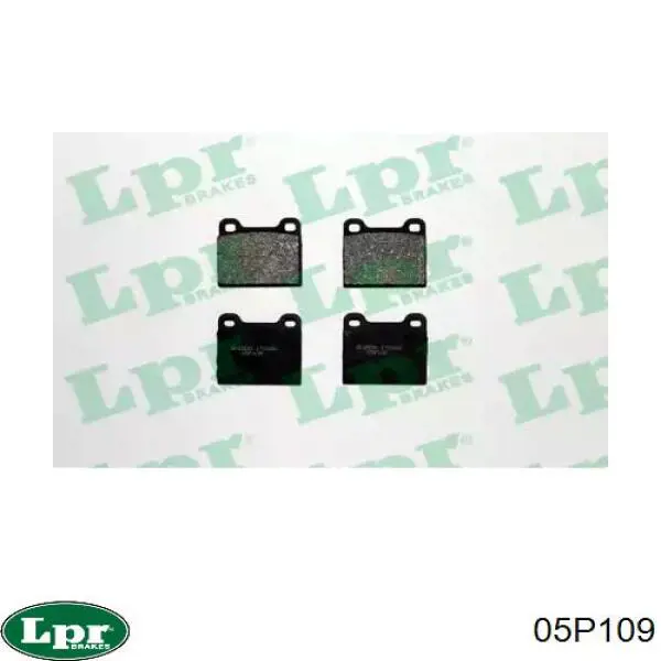 Задні дискові колодки LPR 05P109