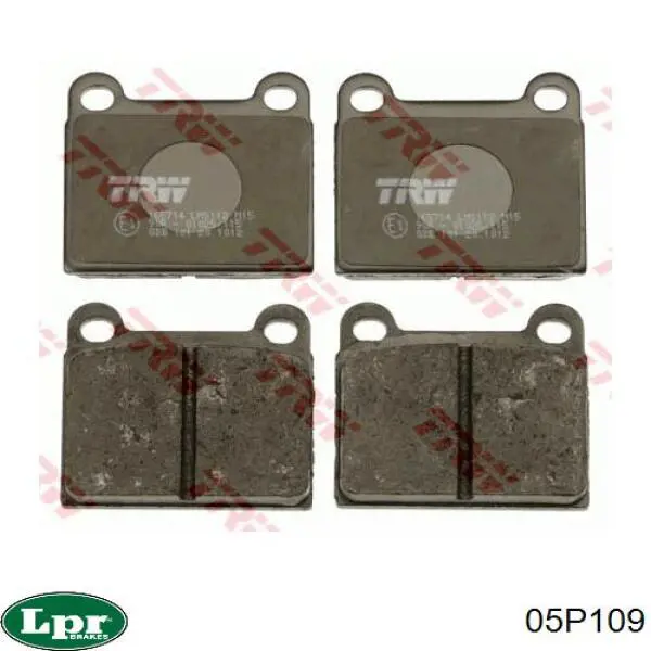 Задні гальмівні колодки LPR 05P109 ціна, від 10.55 USD