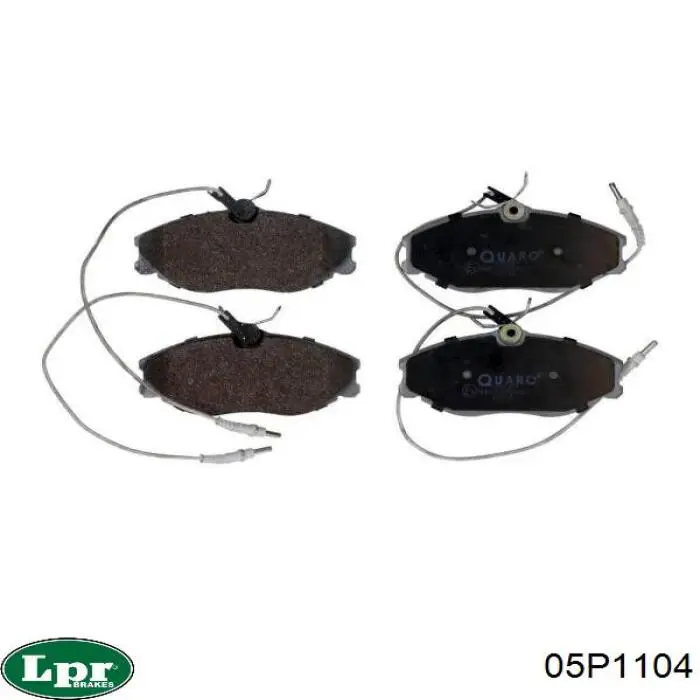 Гальмівні колодки LPR 05P1104 ціна, від 19.56 USD
