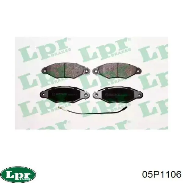 Тормозні колодки LPR 05P1106