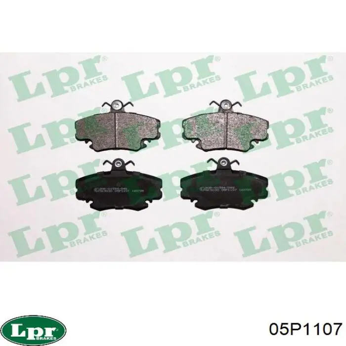 Купити 05P1107 LPR Колодки гальмівні передні, дискові