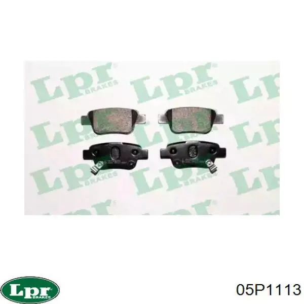 Задні дискові колодки LPR 05P1113