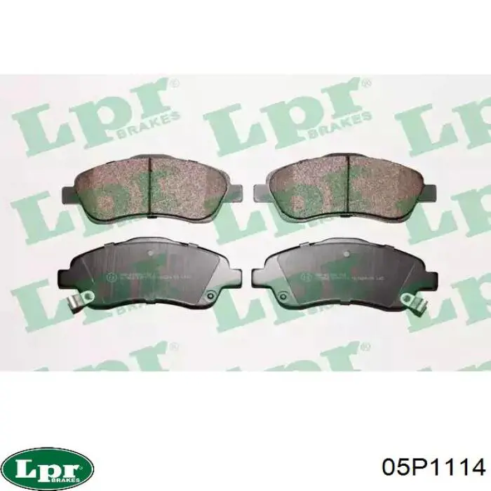 05P1114 LPR Передні гальмівні колодки